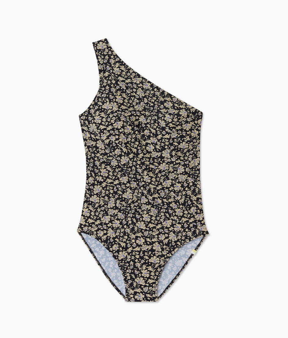 The Sidestroke - Vintage Floral in Sea Urchin